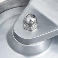 Thumbnail for Hamburgerpresse mit 500 Trennpapieren Aluminium 13 cm