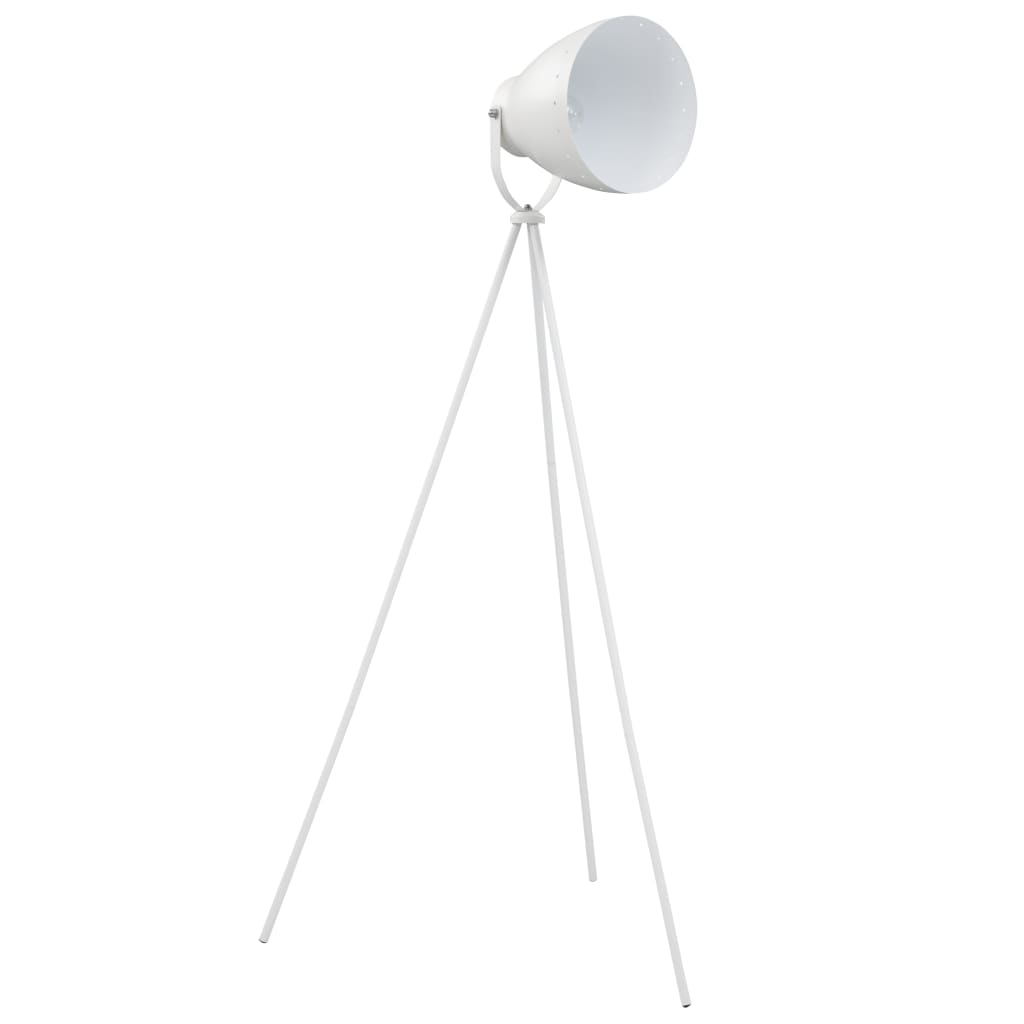 Standleuchte Metall Weiß E27