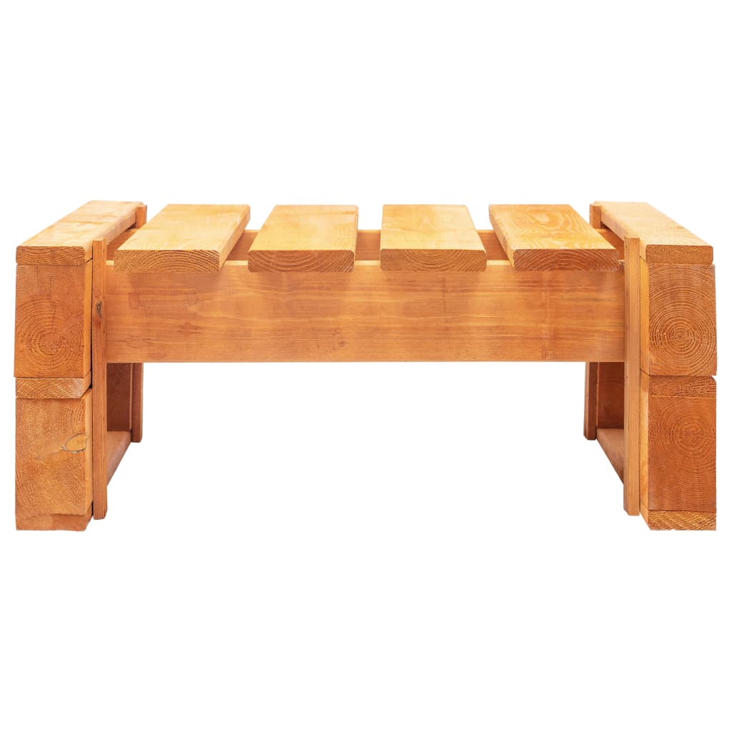 Garten-Palettenhocker Holz Honigbraun