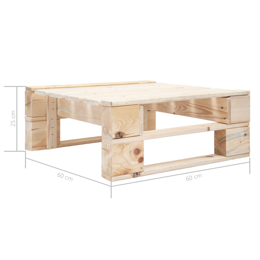 Garten-Palettenhocker Holz