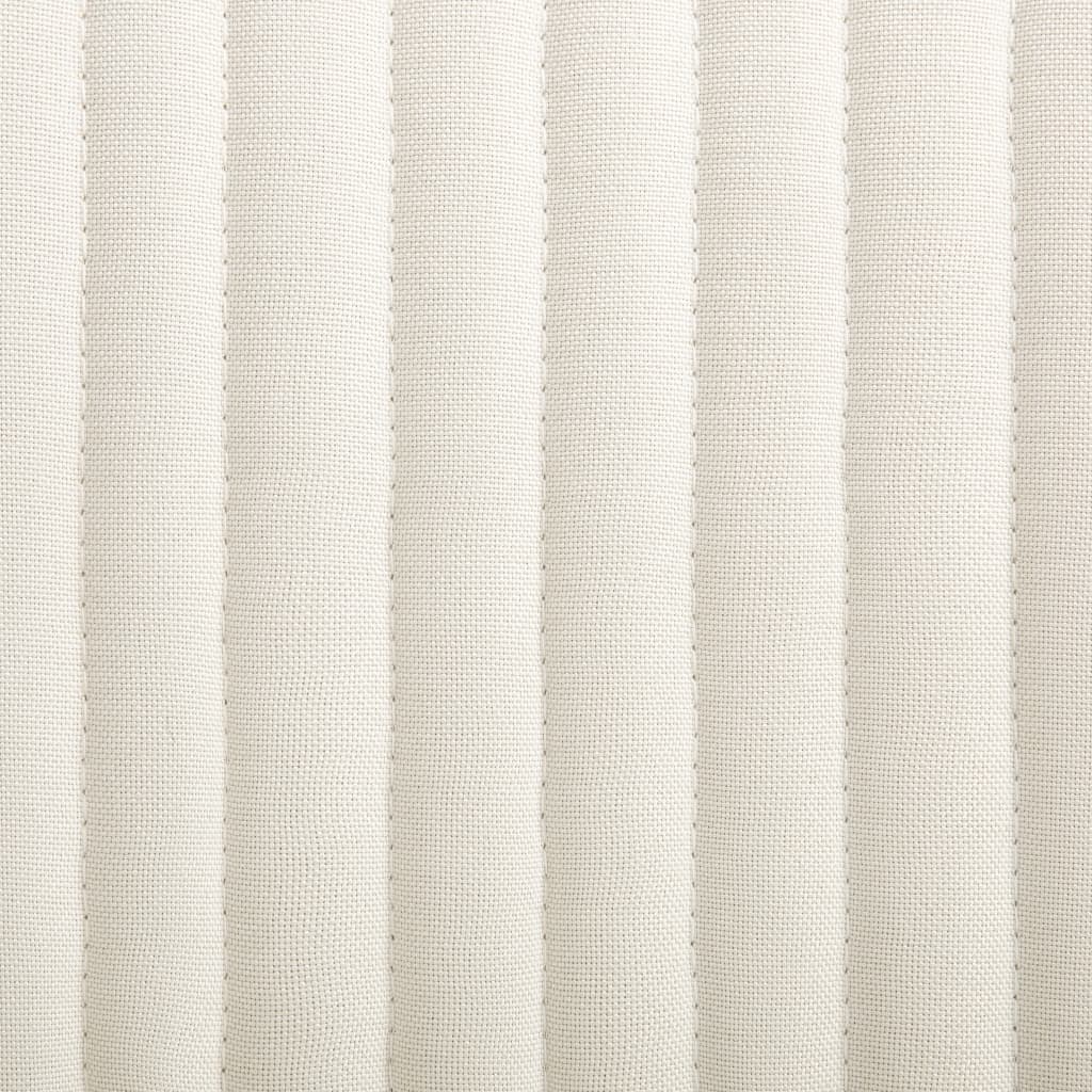 Esszimmerstühle 4 Stk. Creme Stoff