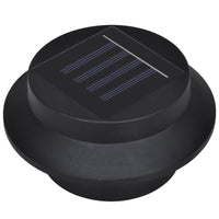 Thumbnail for Außenlampe Solar Zaunlichter 12 Stk. LED Schwarz