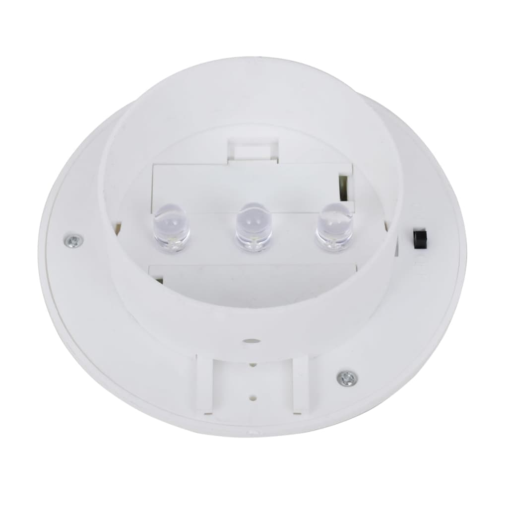 Außenleuchte Solar Zaunlichter 12 Stk. LED Weiß