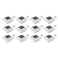 Thumbnail for Solar-Außenleuchten 12 Stk. LED Quadratisch 12 cm Weiß