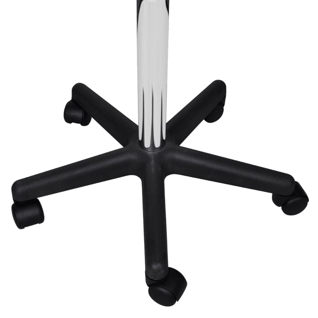 Rollhocker 2 Stk. Weiß 35,5 x 98 cm Kunstleder