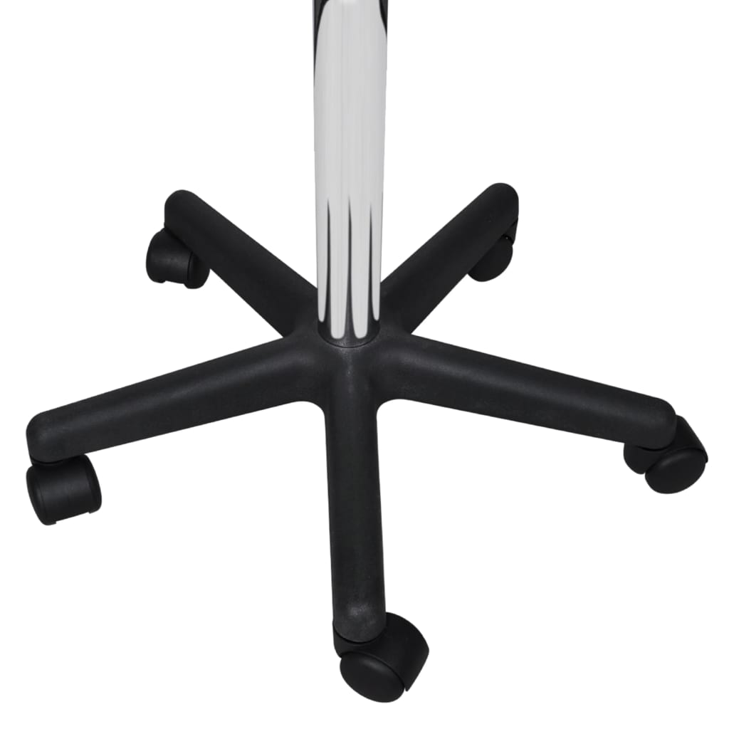 Rollhocker 2 Stk. Schwarz 35,5 x 98 cm Kunstleder