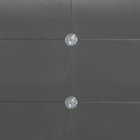 Thumbnail for Bett mit Memory-Schaum-Matratze Grau Kunstleder 160x200cm