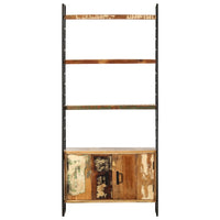 Thumbnail for Bücherregal 4 Ebenen 80x30x180 cm Altholz Massiv