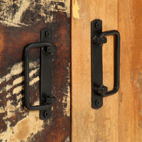 Thumbnail for Bücherregal 4 Ebenen 80x30x180 cm Altholz Massiv