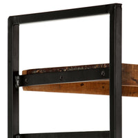 Thumbnail for Bücherregal 4 Ebenen 80x30x180 cm Altholz Massiv