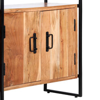 Thumbnail for Bücherregal 4 Ebenen 80x30x180 cm Massivholz Akazie