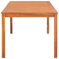 Thumbnail for Gartentisch 215x90x74 cm Akazie Massivholz