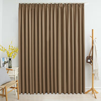 Thumbnail for Verdunkelungsvorhang mit Haken Taupe 290 x 245 cm