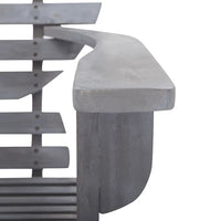 Thumbnail for Adirondack-Stuhl Massivholz Akazie Grau
