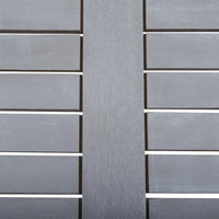 Thumbnail for Gartentisch Grau 80x80x74 cm Akazie Massivholz