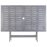 Thumbnail for Klappbarer Gartentisch 120 x 70 x 75 cm Massivholz Akazie