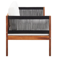 Thumbnail for Gartensofa 2-Sitzer Massivholz Akazie