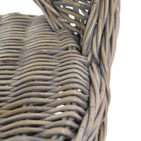 Thumbnail for Sessel Kubu-Rattan Grau