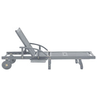 Thumbnail for Sonnenliege Grau Massivholz Akazie