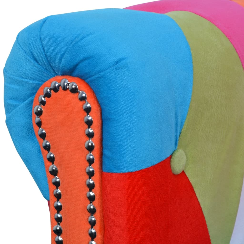 2-tlg. Chesterfield-Sofa-Set Stoff