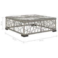 Thumbnail for 10-tlg. Garten-Lounge-Set mit Auflagen Poly Rattan Grau