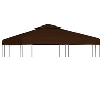 Thumbnail for Pavillon-Dachplane mit Kaminabzug 310 g/m² 3x3 m Braun