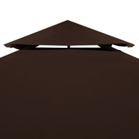 Thumbnail for Pavillon-Dachplane mit Kaminabzug 310 g/m² 3x3 m Braun