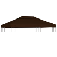 Thumbnail for Pavillon-Dachplane mit Kaminabzug 310 g/m² 4x3 m Braun