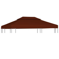 Thumbnail for Pavillon-Dachplane mit Kaminabzug 310 g/m² 4x3 m Terrakotta