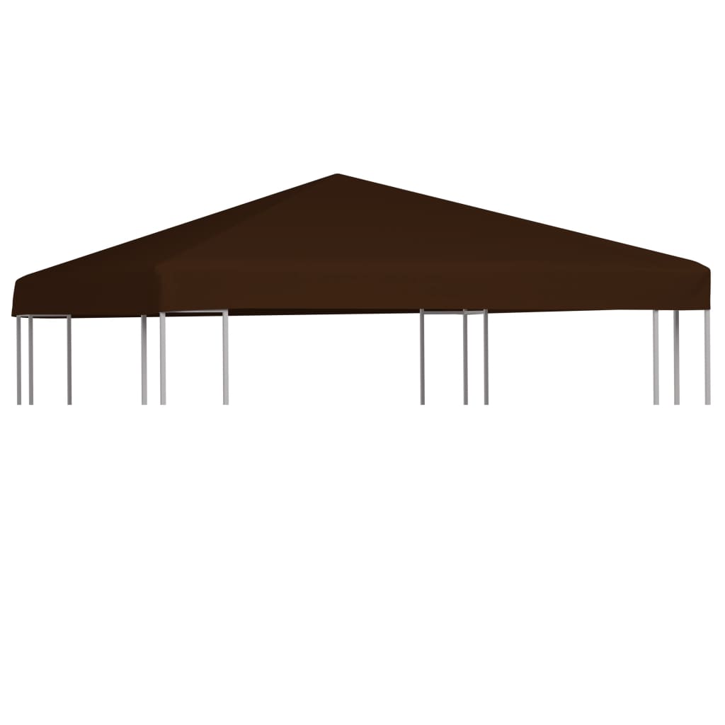 Pavillondach 310 g / m² 3x3 m Braun