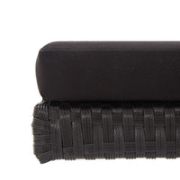 Thumbnail for Gartenbank mit Auflagen 176 cm Schwarz Poly Rattan