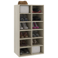Thumbnail for Schuhregal Sonoma-Eiche 54×34×100 cm Spanplatte