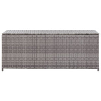 Thumbnail for Gartenbox Grau 150x50x60 cm Poly Rattan