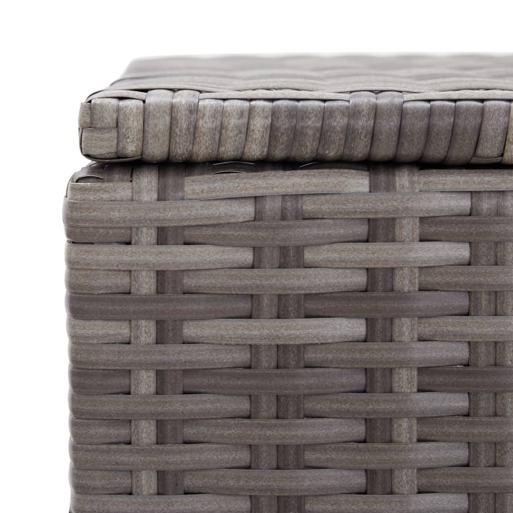 Gartenbox Grau 150x50x60 cm Poly Rattan