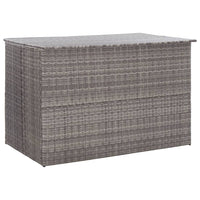 Thumbnail for Gartenbox Grau 150x100x100 cm Poly Rattan