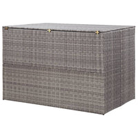 Thumbnail for Gartenbox Grau 150x100x100 cm Poly Rattan