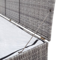 Thumbnail for Gartenbox Grau 150x100x100 cm Poly Rattan