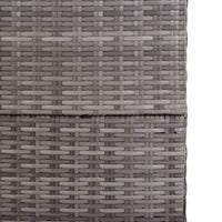 Thumbnail for Gartenbox Grau 150x100x100 cm Poly Rattan