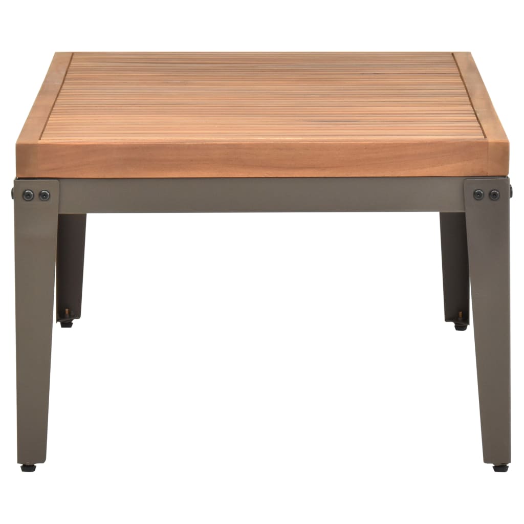 Garten-Couchtisch 110×55×35 cm Massivholz Akazie