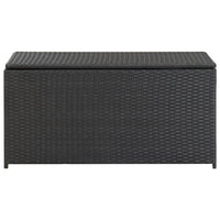 Thumbnail for Gartenbox Poly Rattan 100x50x50 cm Schwarz