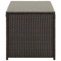 Thumbnail for Gartenbox Poly Rattan 100x50x50 cm Braun