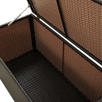 Thumbnail for Gartenbox Poly Rattan 100x50x50 cm Braun