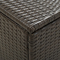 Thumbnail for Gartenbox Poly Rattan 100x50x50 cm Braun