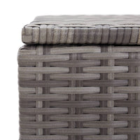 Thumbnail for Gartenbox Poly Rattan 100x50x50 cm Grau