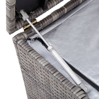 Thumbnail for Gartenbox Poly Rattan 100x50x50 cm Grau