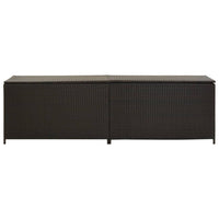 Thumbnail for Gartenbox Poly Rattan 200x50x60 cm Braun