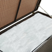 Thumbnail for Gartenbox Poly Rattan 200x50x60 cm Braun