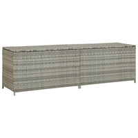 Thumbnail for Gartenbox Poly Rattan 200x50x60 cm Grau