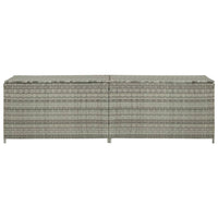 Thumbnail for Gartenbox Poly Rattan 200x50x60 cm Grau