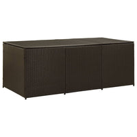 Thumbnail for Gartenbox Poly Rattan 180x90x75 cm Braun